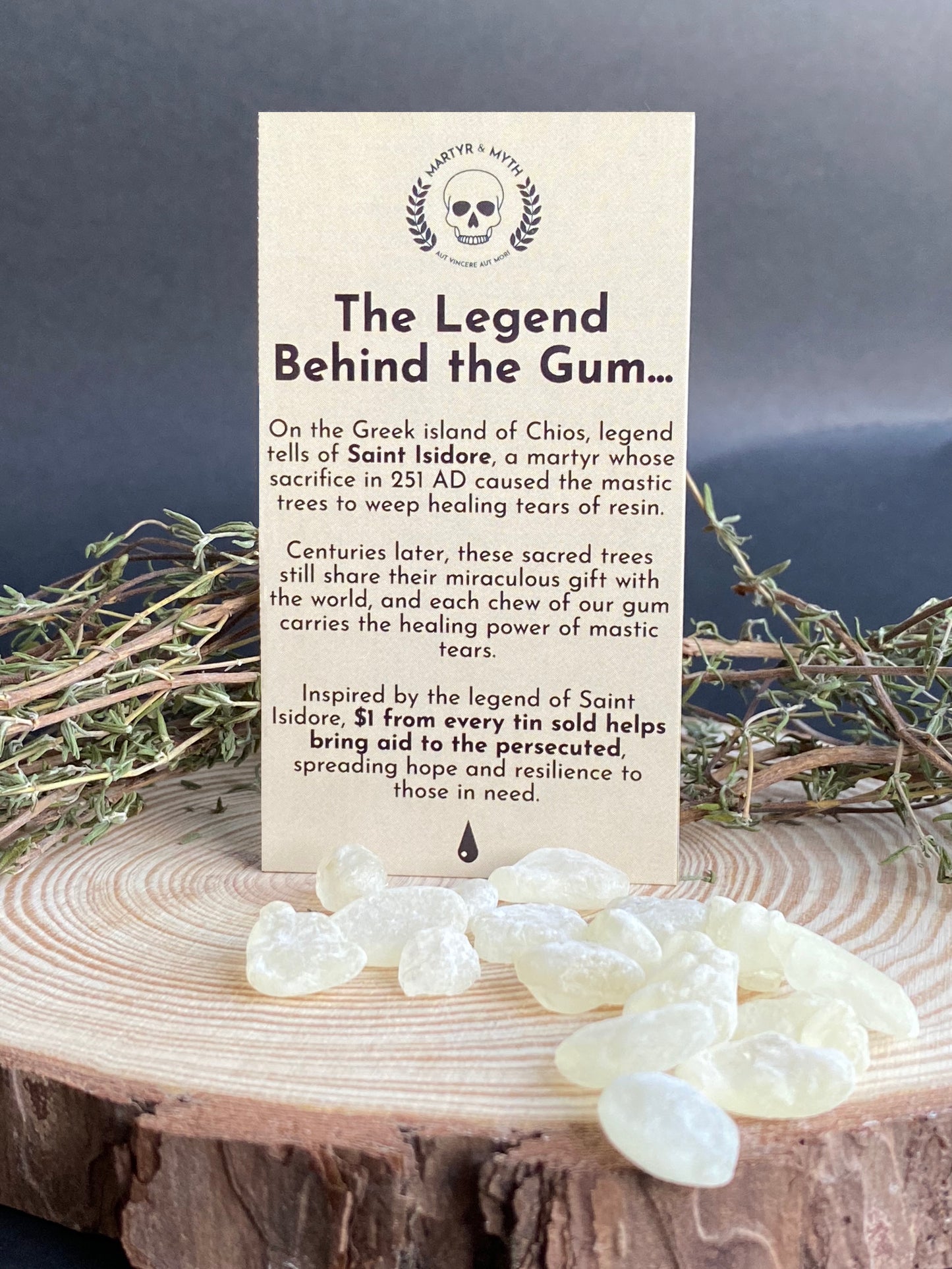Premium Mastic Chewing Gum - 100% Natural