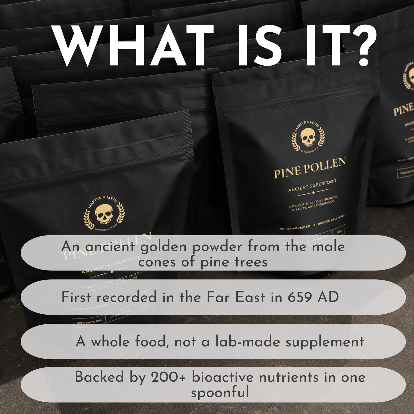 Pine Pollen - Ancient Superfood (60 Servings)