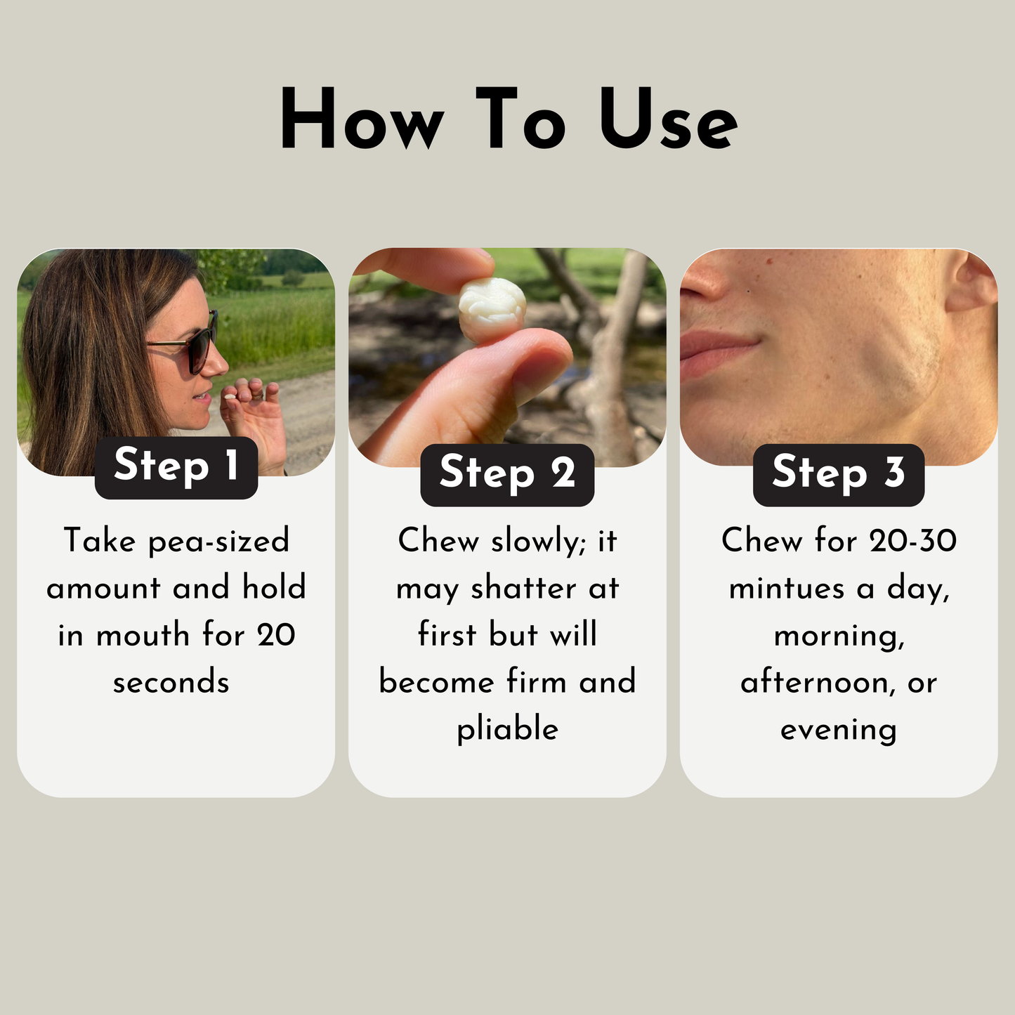 Premium Mastic Chewing Gum - 100% Natural