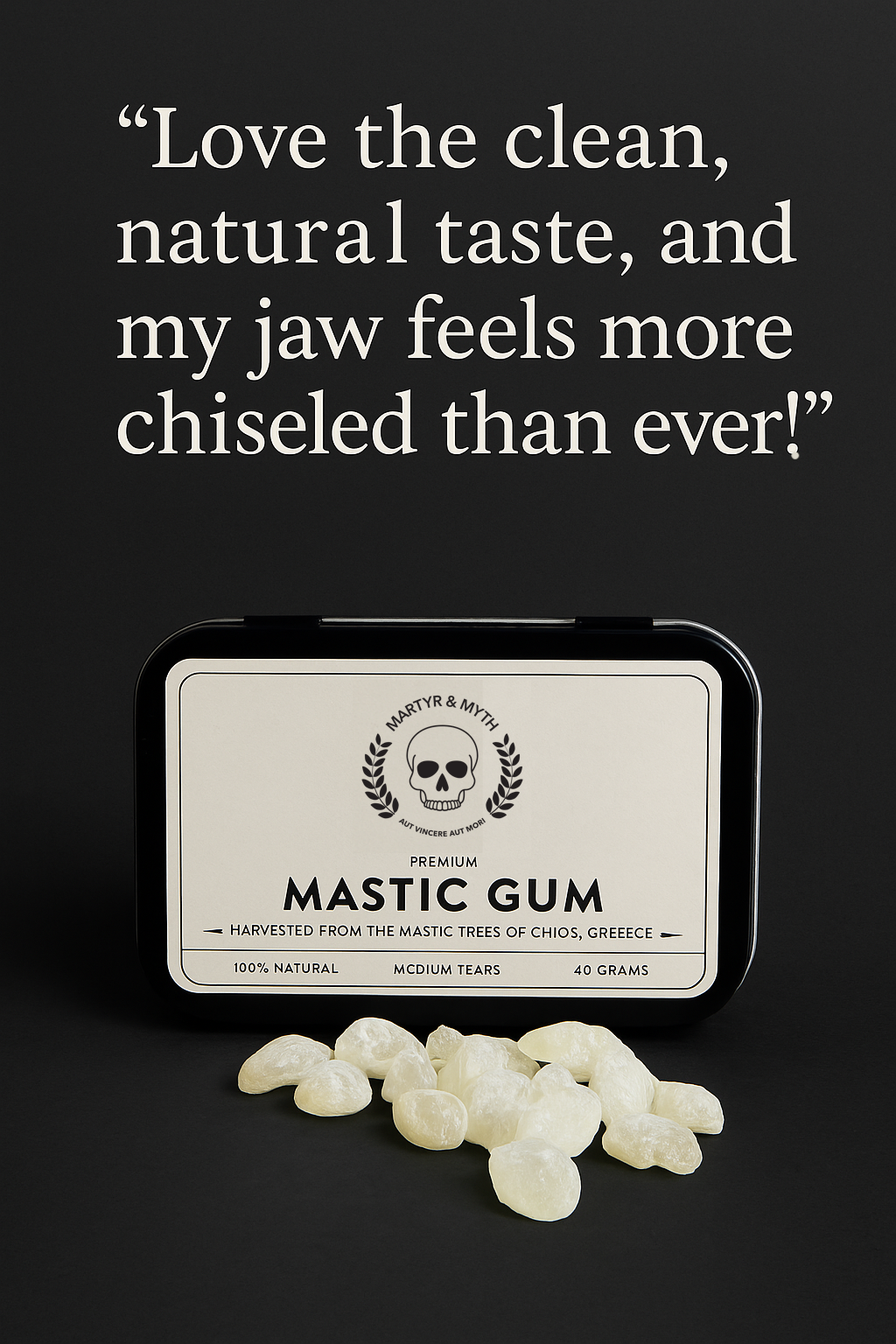 Premium Mastic Chewing Gum - 100% Natural
