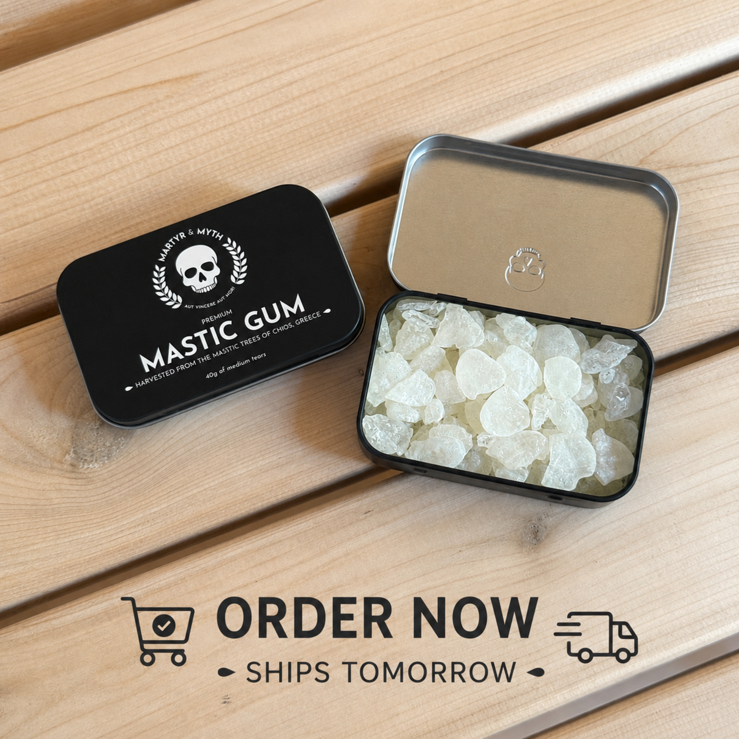 Premium Mastic Chewing Gum - 100% Natural